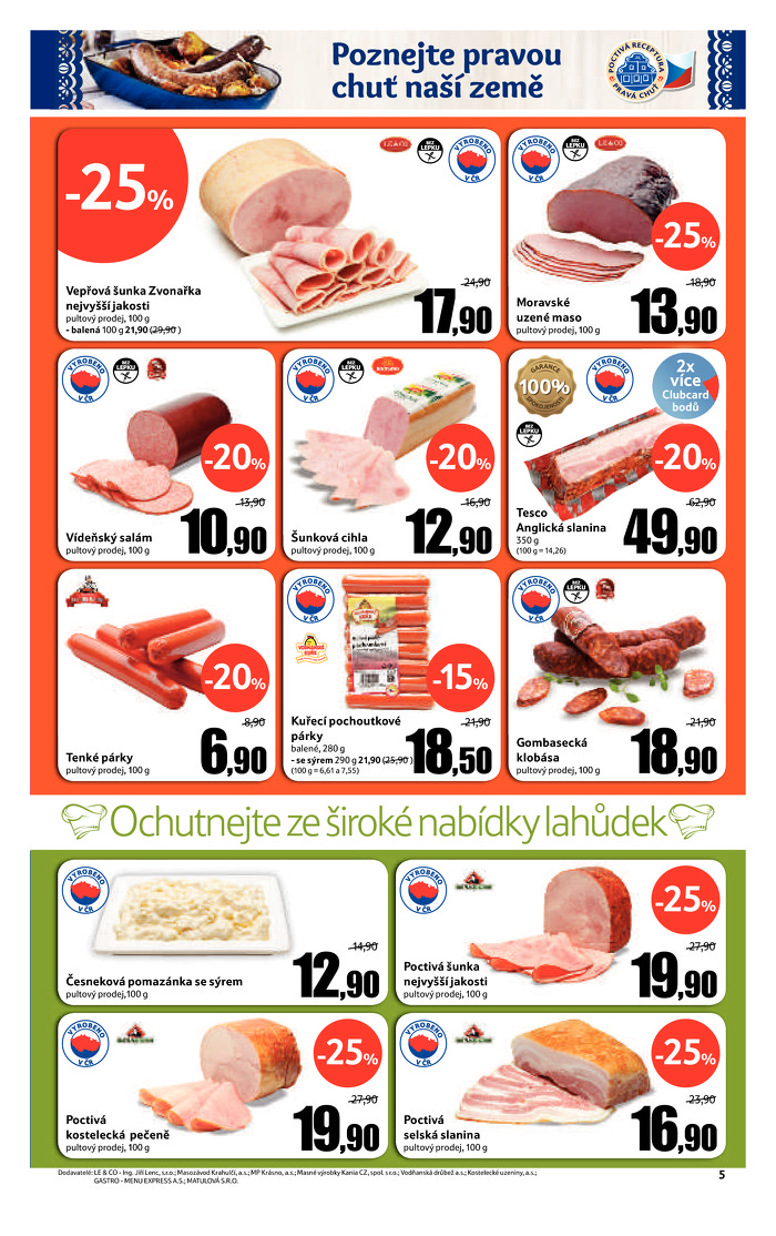 Stránka č. 5 - Akční leták Tesco Hypermarket