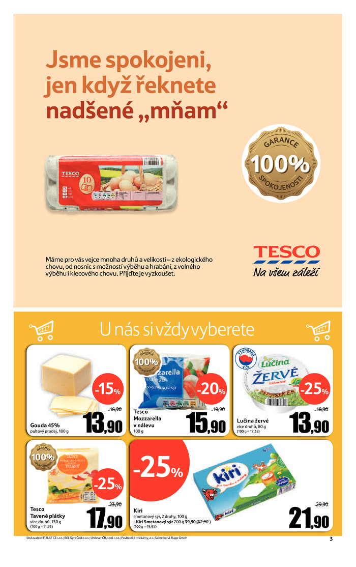 Stránka č. 3 - Akční leták Tesco Hypermarket