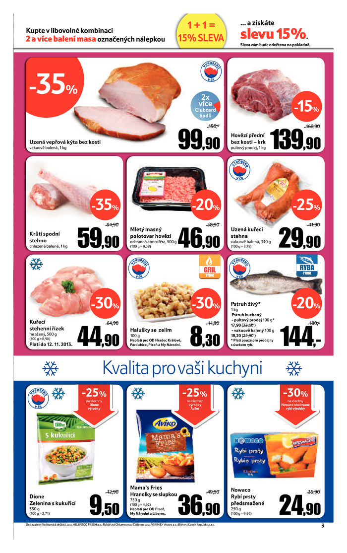 Stránka č. 3 - Akční leták Tesco Hypermarket