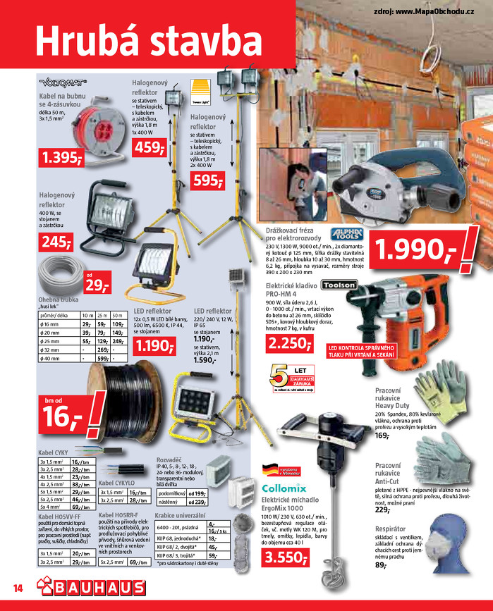 Stránka č. 14 - Akční leták Bauhaus