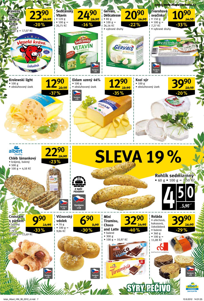 Stránka č. 7 - Akční leták Albert  Supermarket