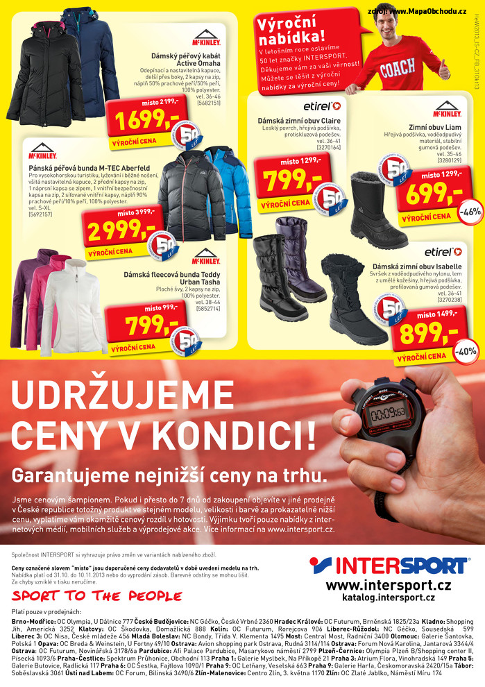 Stránka č. 8 - Akční leták Intersport