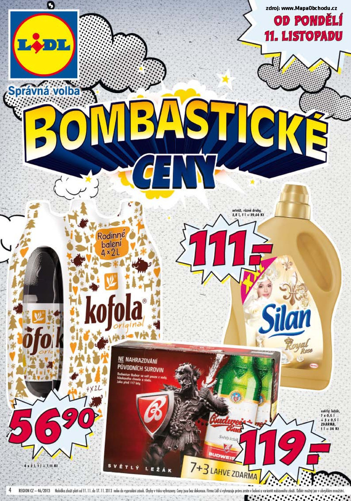 Stránka č. 4 - Akční leták Lidl Bombastické ceny