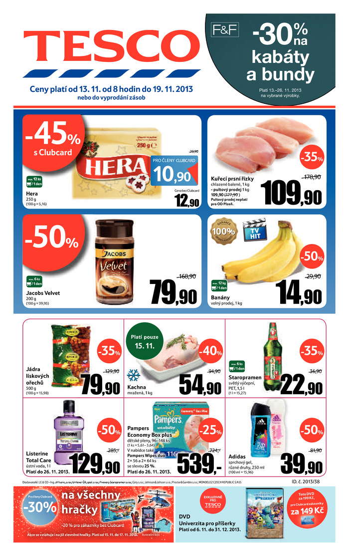 Stránka č. 1 - Akční leták Tesco Hypermarket