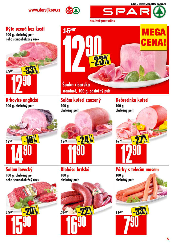 Stránka č. 5 - Akční leták Spar