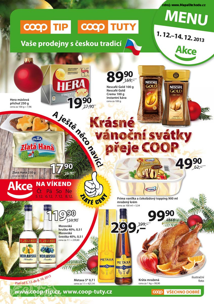 Stránka č. 1 - Akční leták COOP Tip