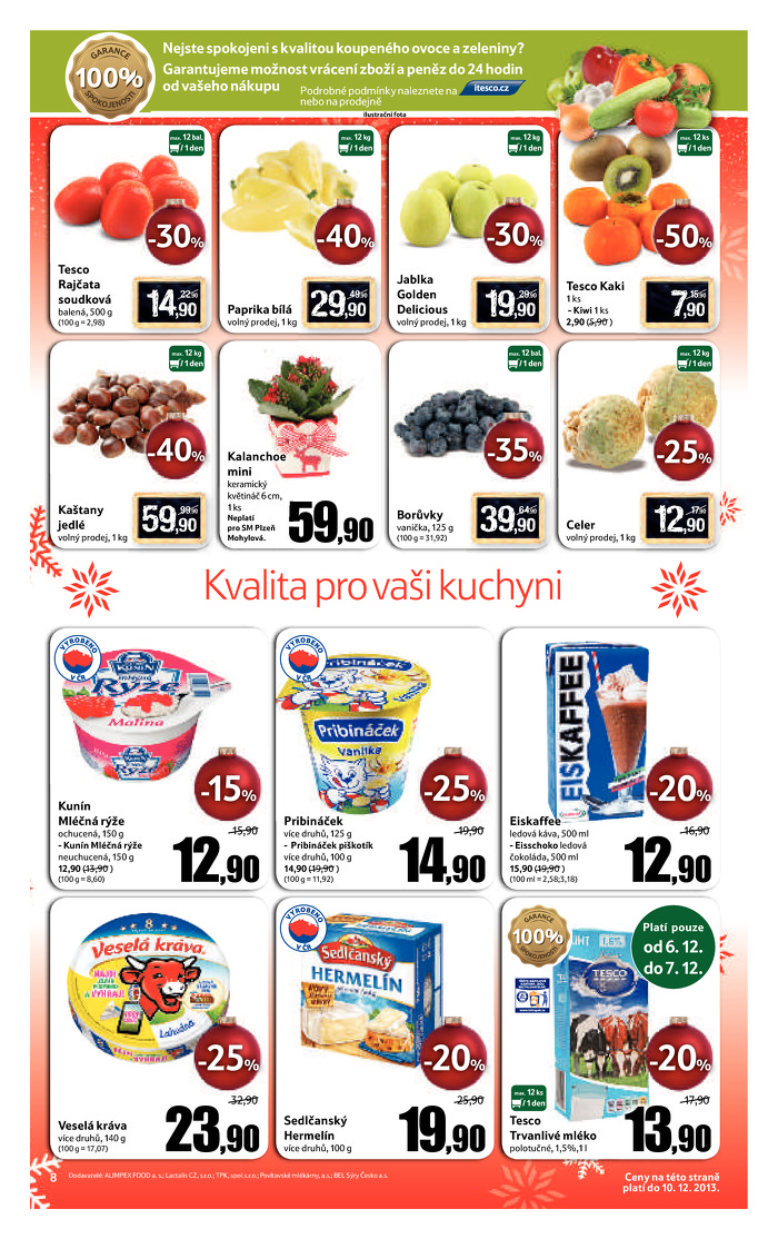 Stránka č. 8 - Akční leták Terno Supermarket