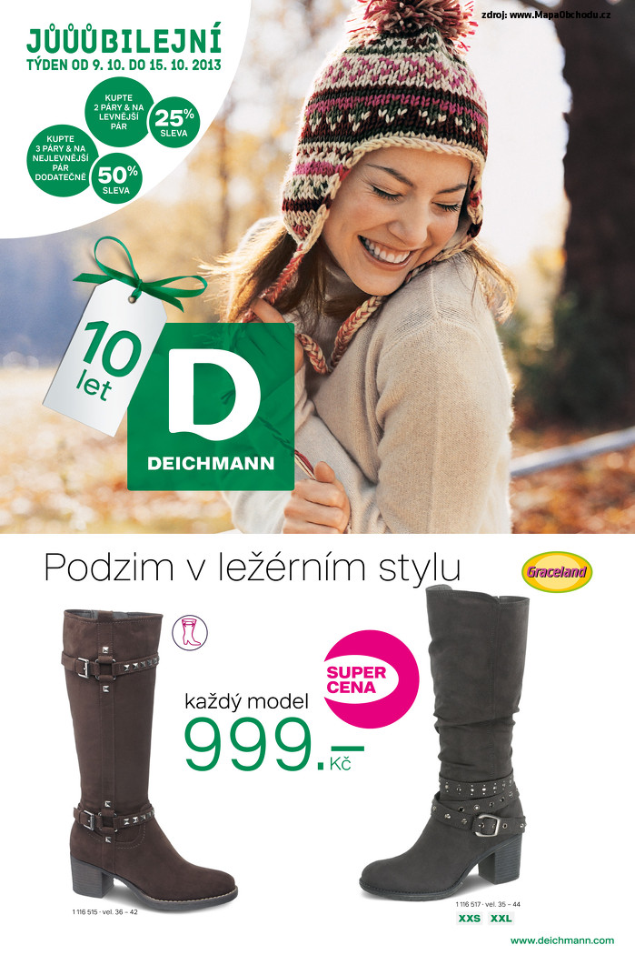 Stránka č. 1 - Akční leták Deichmann Podzim v ležérním stylu