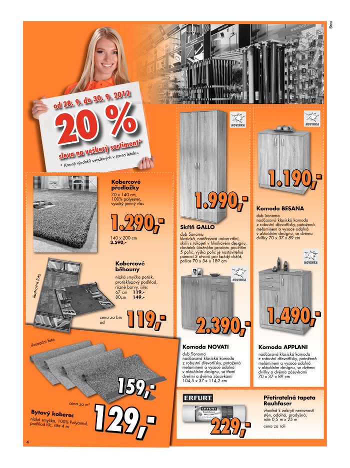 Stránka č. 4 - Akční leták Globus  Baumarkt