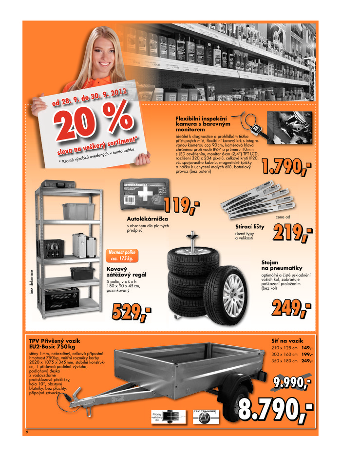 Stránka č. 6 - Akční leták Globus  Baumarkt