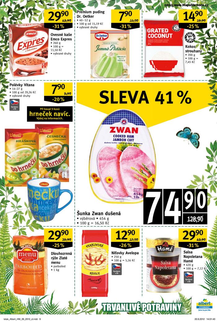 Stránka č. 10 - Akční leták Albert  Hypermarket