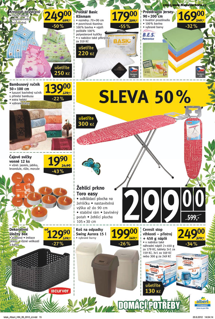 Stránka č. 16 - Akční leták Albert  Hypermarket