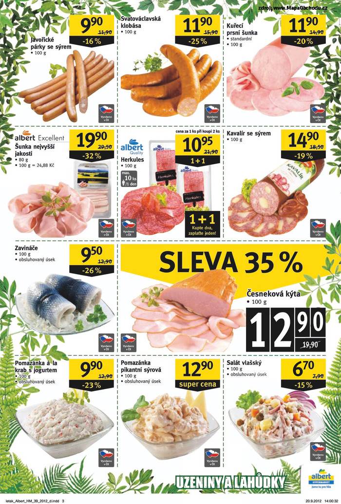 Stránka č. 4 - Akční leták Albert  Hypermarket