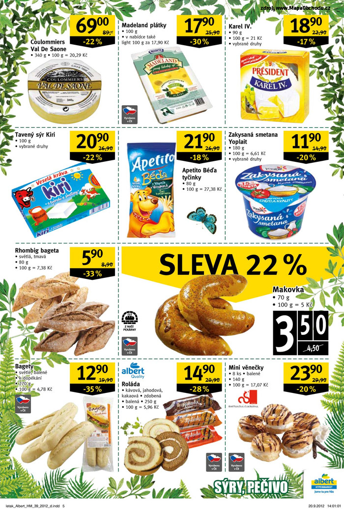 Stránka č. 6 - Akční leták Albert  Hypermarket