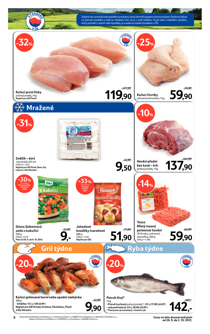 Stránka č. 6 - Akční leták Tesco  Hypermarket