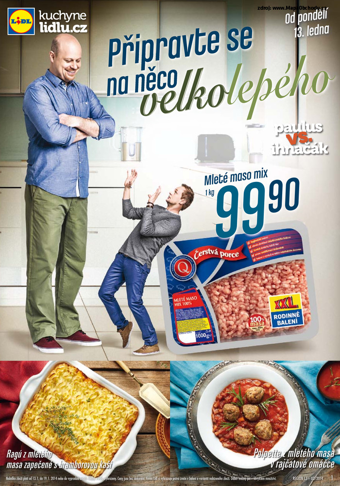 Stránka č. 1 - Akční leták Lidl XXXL Týdny