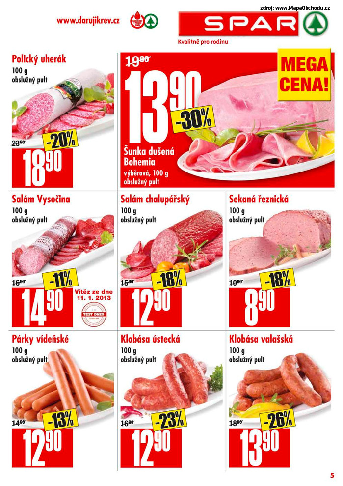 Stránka č. 5 - Akční leták Spar