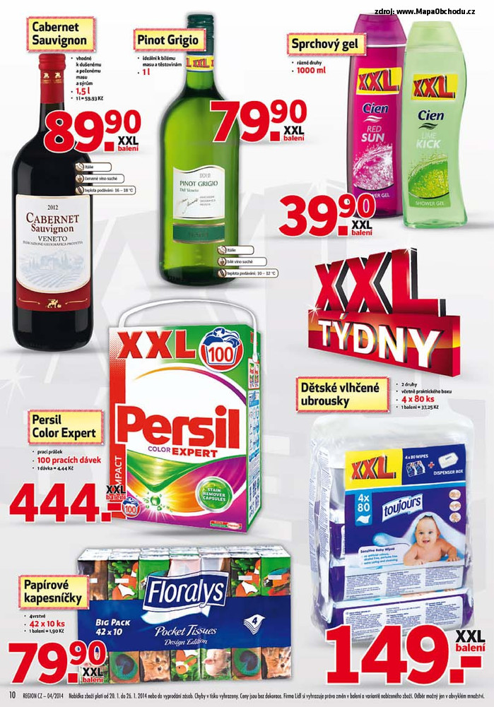 Stránka č. 10 - Akční leták Lidl XXL Týdny