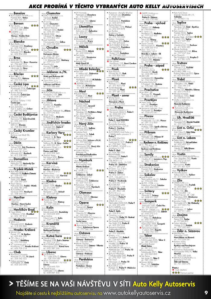 Stránka č. 9 - Akční leták Auto Kelly