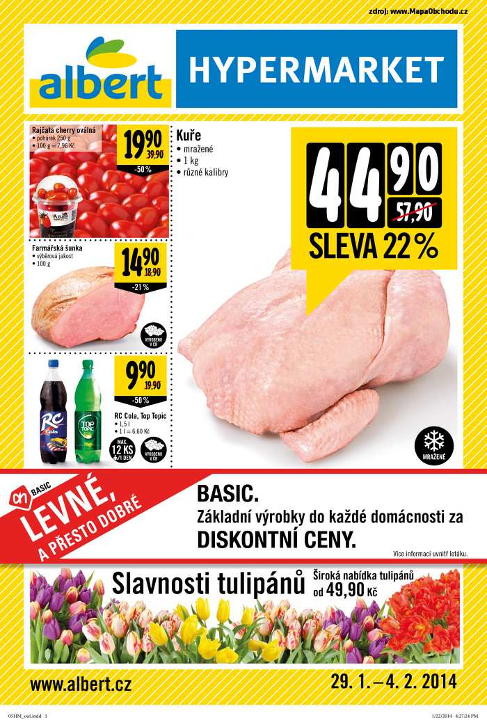 Stránka č. 1 - Akční leták Albert Hypermarket