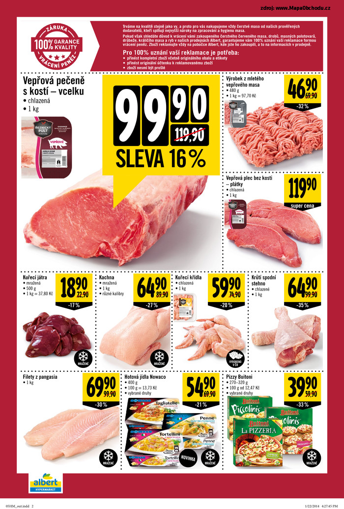 Stránka č. 2 - Akční leták Albert Hypermarket