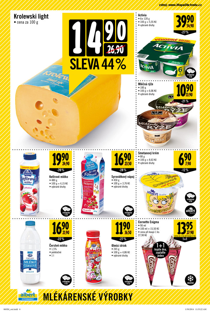 Stránka č. 6 - Akční leták Albert Hypermarket