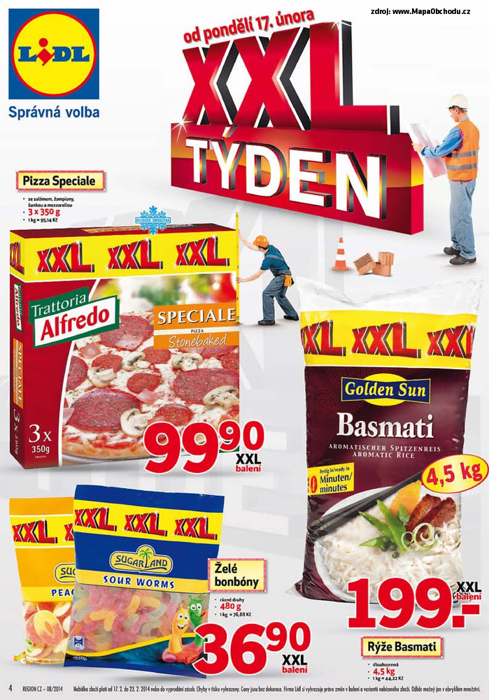 Stránka č. 4 - Akční leták Lidl XXL Týden