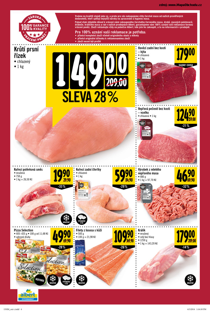 Stránka č. 4 - Akční leták Albert Hypermarket