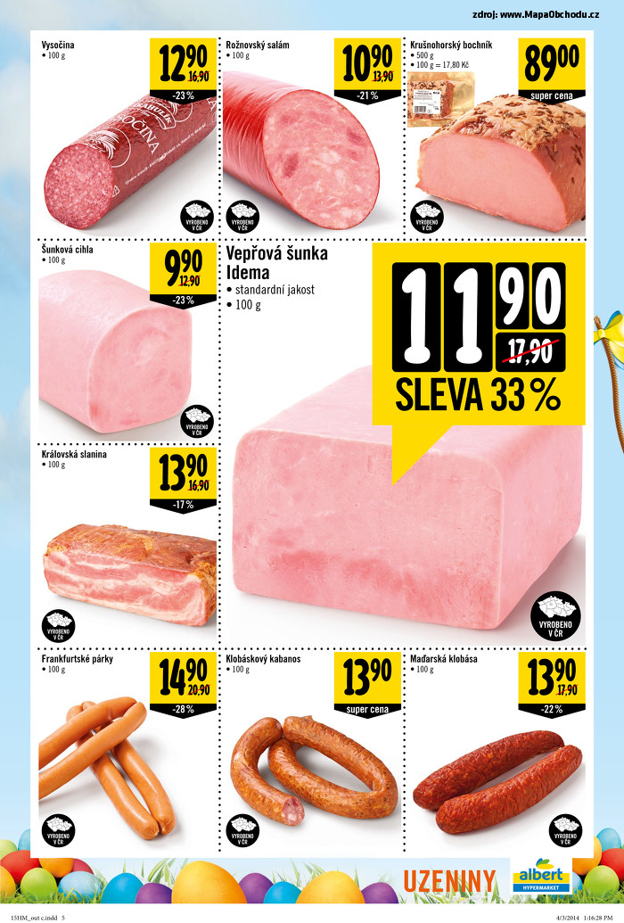 Stránka č. 5 - Akční leták Albert Hypermarket