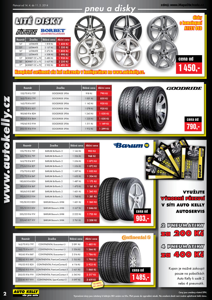 Stránka č. 2 - Akční leták Auto Kelly