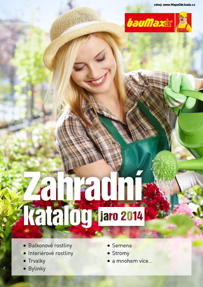 Stránka č. 1 - Akční leták bauMax Zahradní katalog