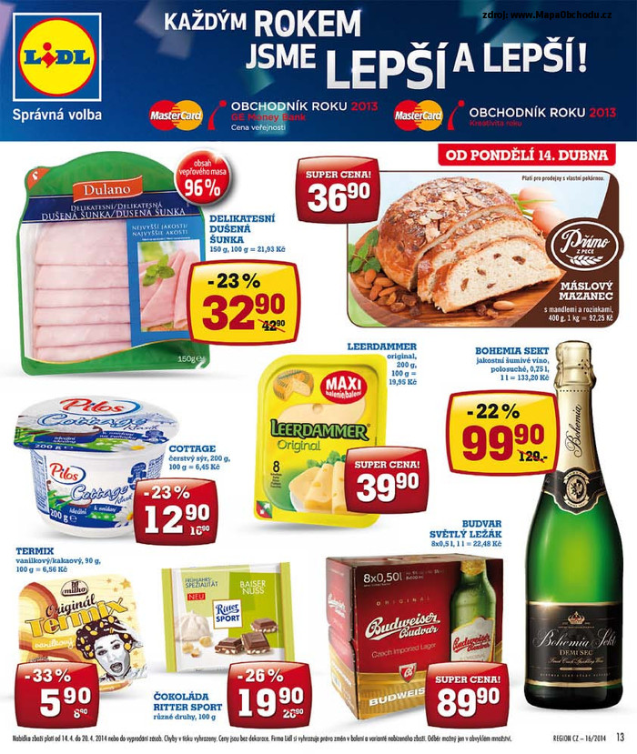 Stránka č. 13 - Akční leták Lidl Probuďte své jarní chutě