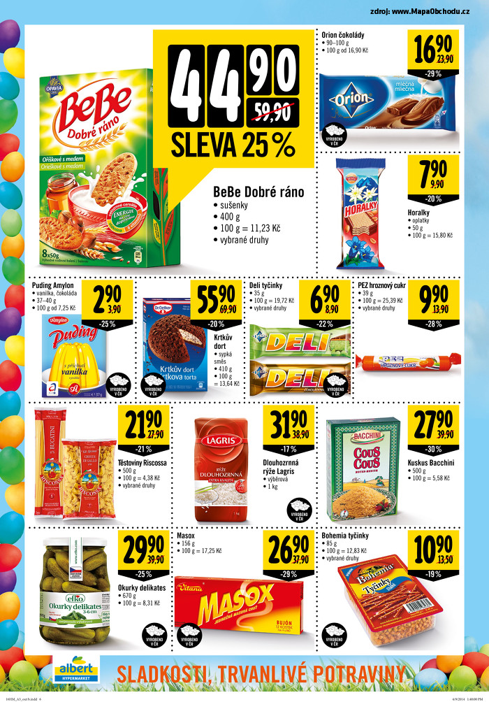 Stránka č. 6 - Akční leták Albert Hypermarket