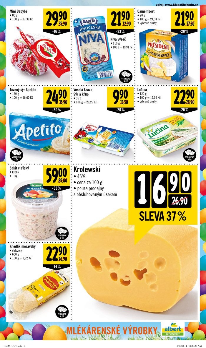 Stránka č. 5 - Akční leták Albert Supermarket