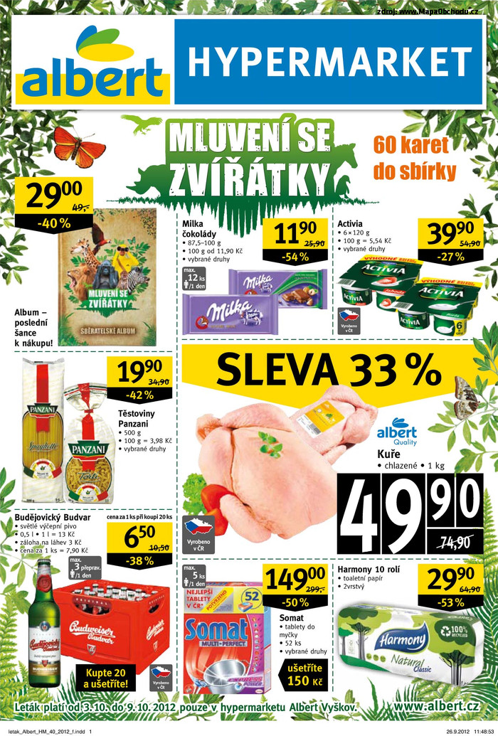 Stránka č. 1 - Akční leták Albert  Hypermarket