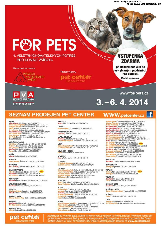 Stránka č. 16 - Akční leták Pet Center