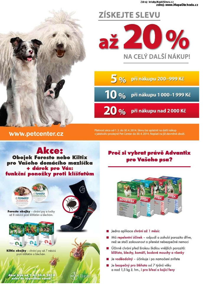 Stránka č. 2 - Akční leták Pet Center