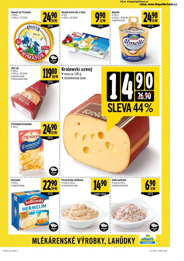 Stránka č. 5 - Akční leták Albert Hypermarket