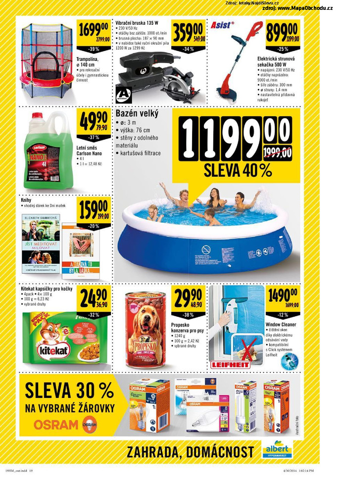 Stránka č. 19 - Akční leták Albert Hypermarket