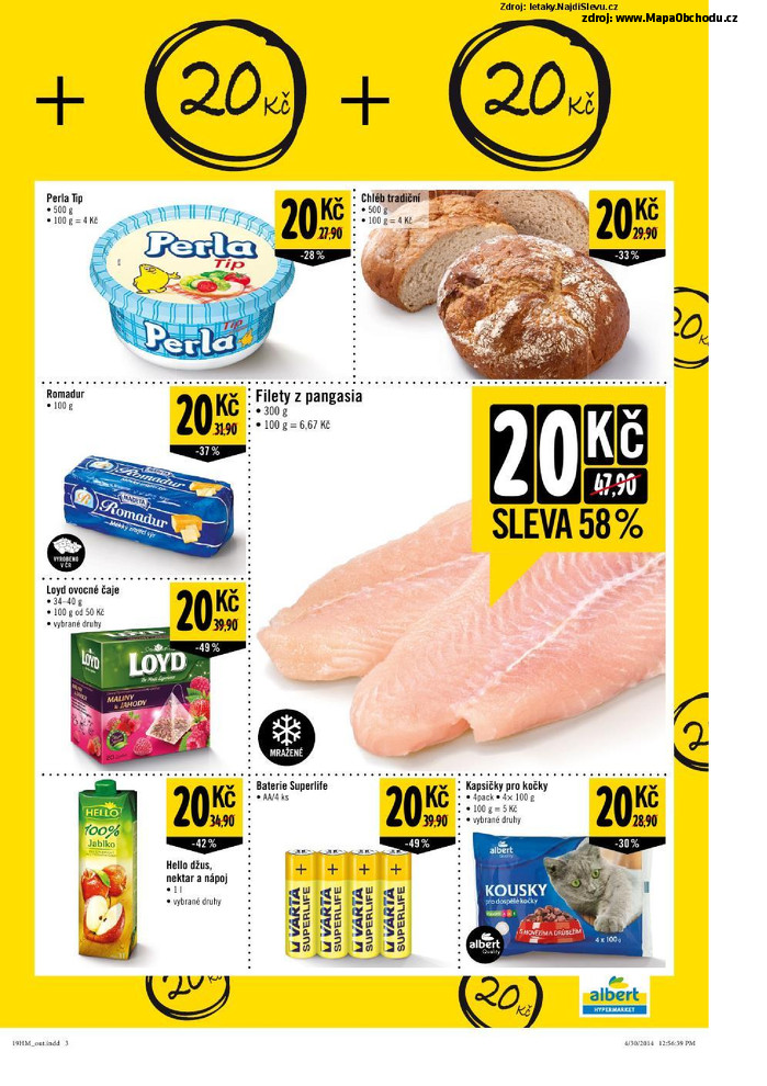 Stránka č. 3 - Akční leták Albert Hypermarket