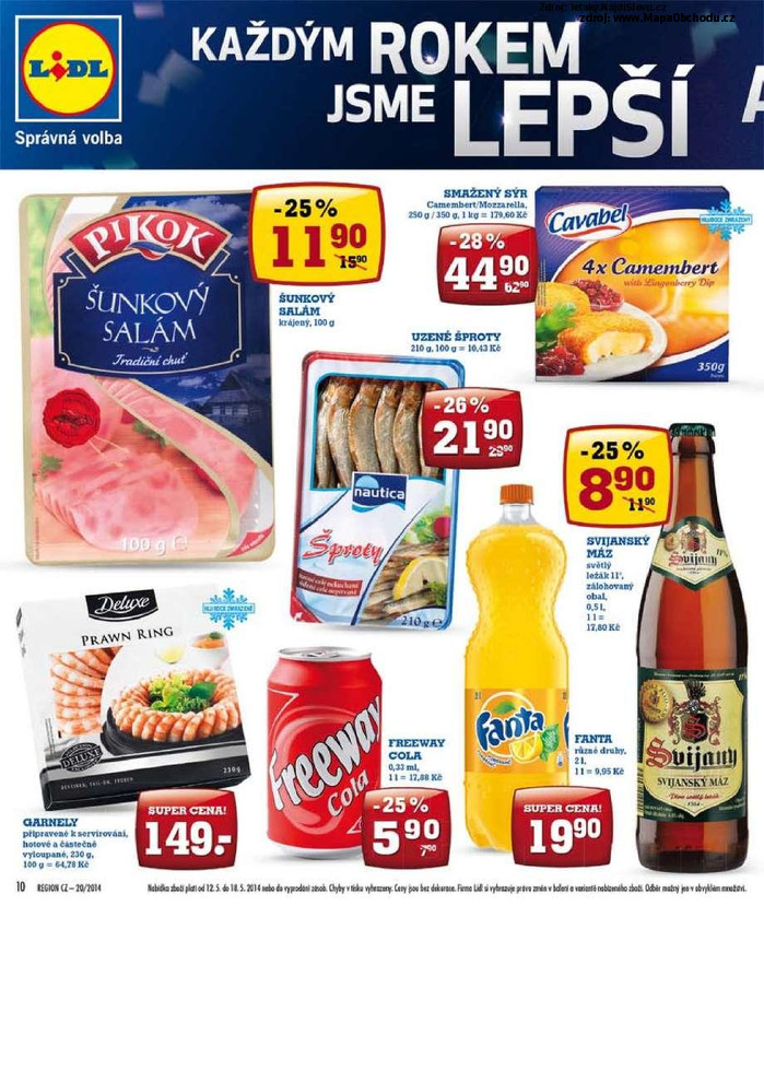 Stránka č. 10 - Akční leták Lidl