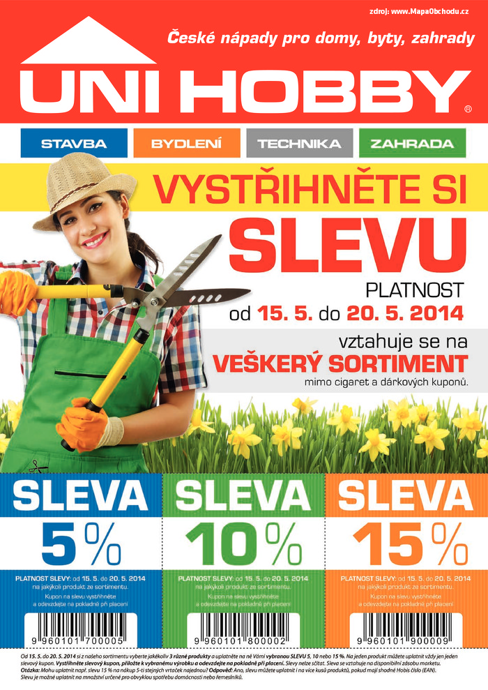 Stránka č. 1 - Akční leták UNI HOBBY Market