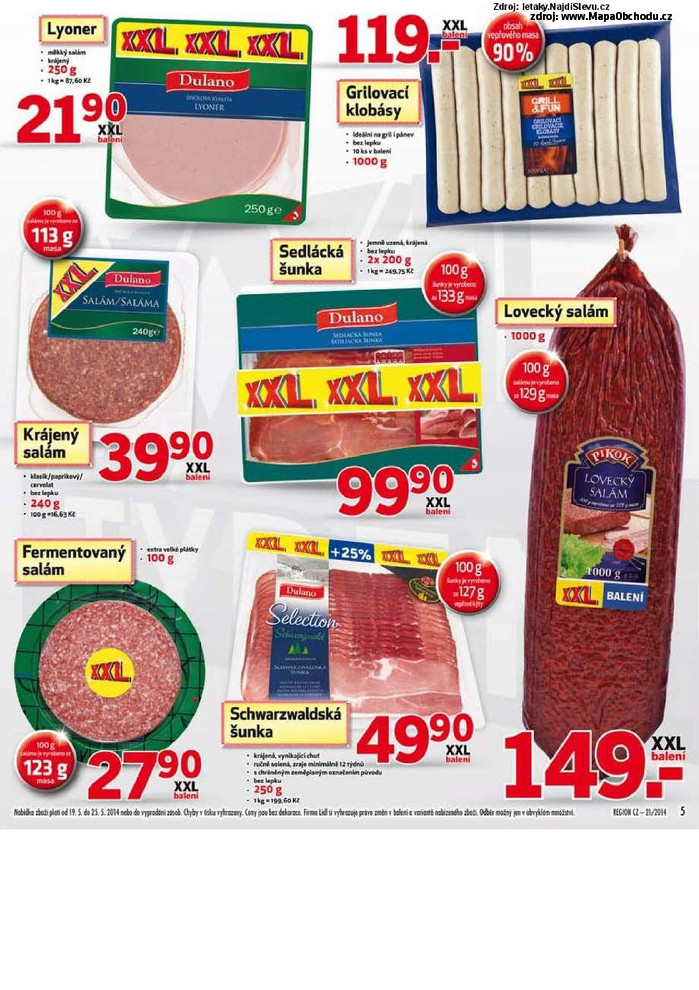 Stránka č. 5 - Akční leták Lidl