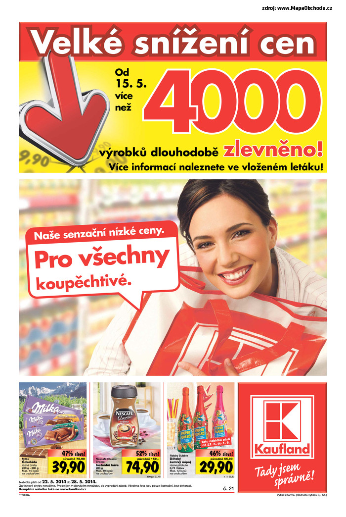 Stránka č. 1 - Akční leták Kaufland