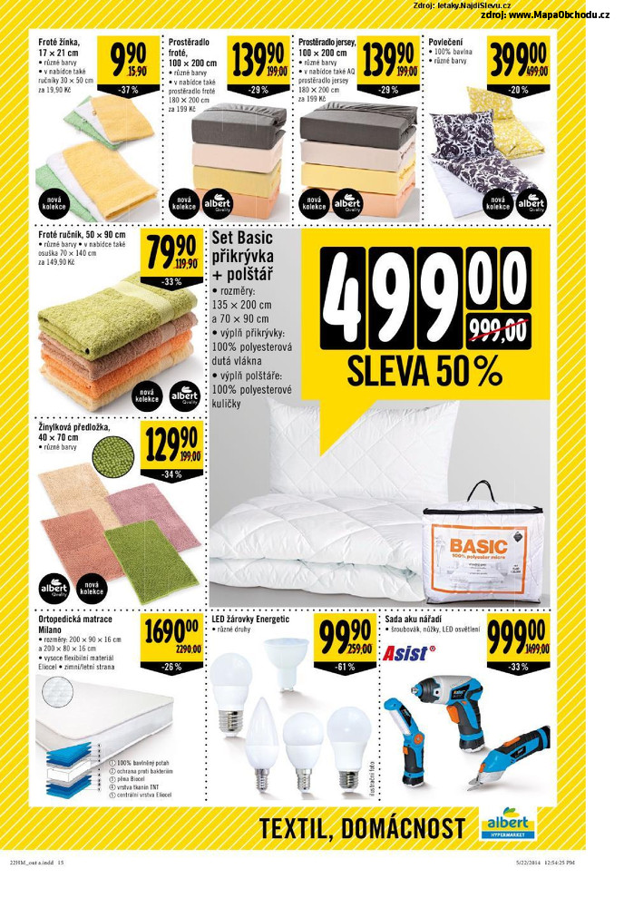 Stránka č. 15 - Akční leták Albert Hypermarket