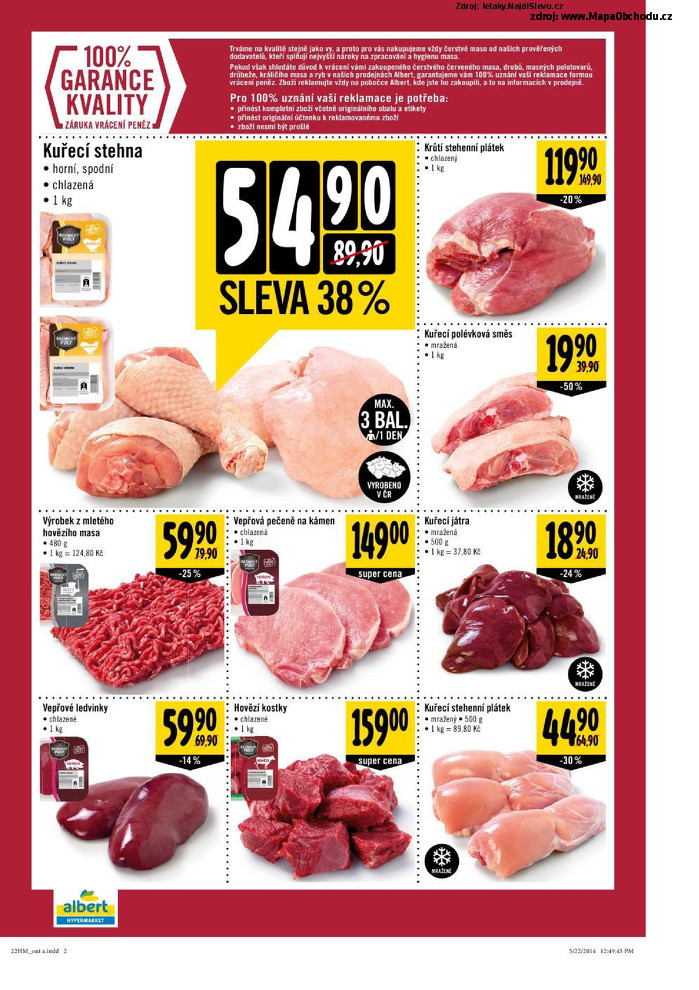 Stránka č. 2 - Akční leták Albert Hypermarket