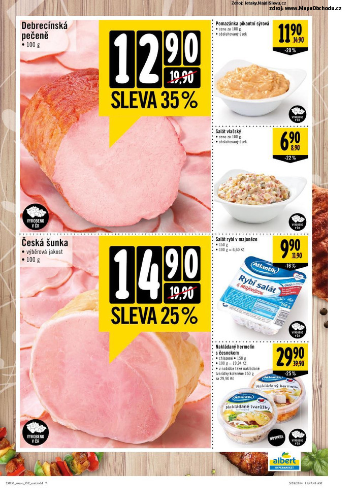 Stránka č. 14 - Akční leták Albert Hypermarket