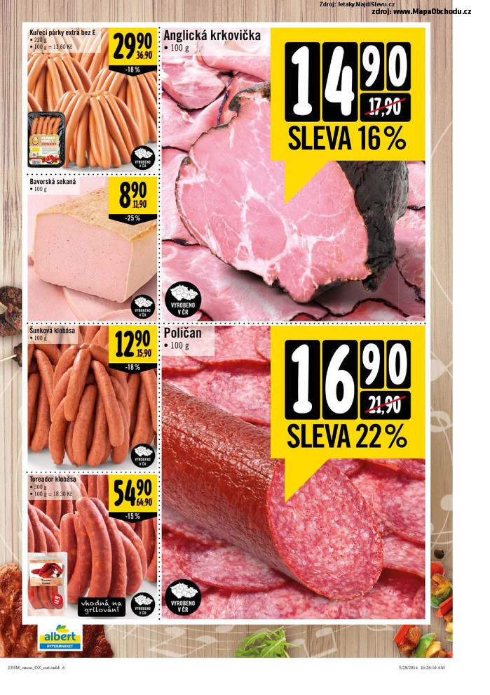 Stránka č. 15 - Akční leták Albert Hypermarket