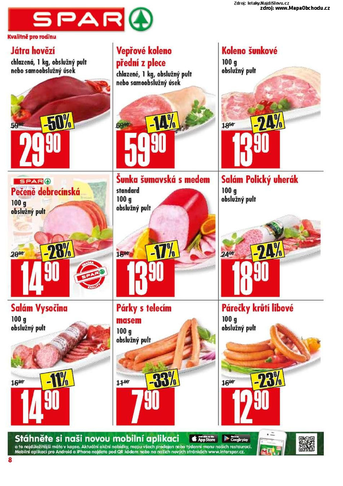 Stránka č. 8 - Akční leták Spar