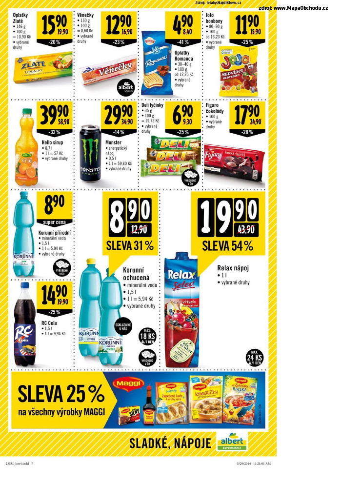 Stránka č. 7 - Akční leták Albert Supermarket